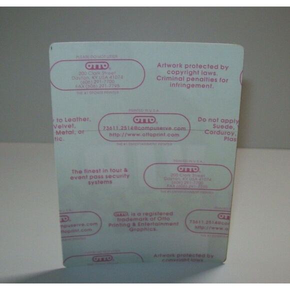 Lenny Kravitz Backstage VIP Pass Original Pop Rock Music Concert Gift Original - Picture 2 of 3